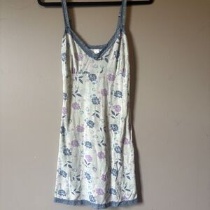 Vintage Lace Floral Night Gown
